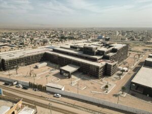 A project to construct a 200-bed hospital in Al-Zubair district
