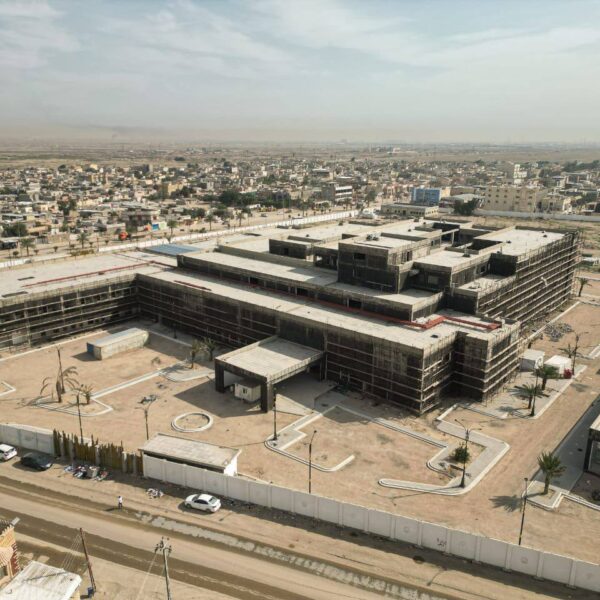 A project to construct a 200-bed hospital in Al-Zubair district